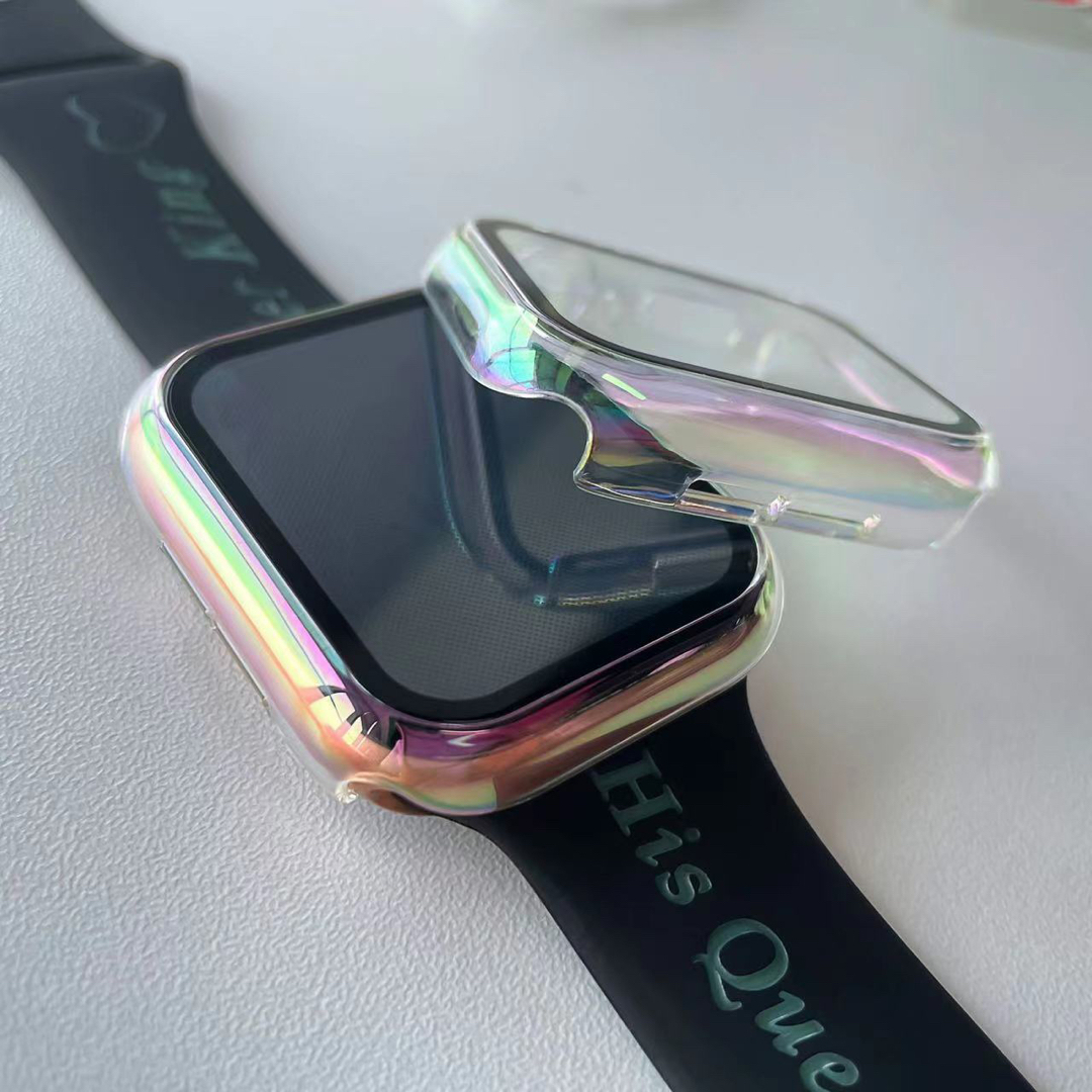Apple Watch カバー40mm オーロラクリア ケース透明保護全面保護 の通販 by らん shop｜ラクマ