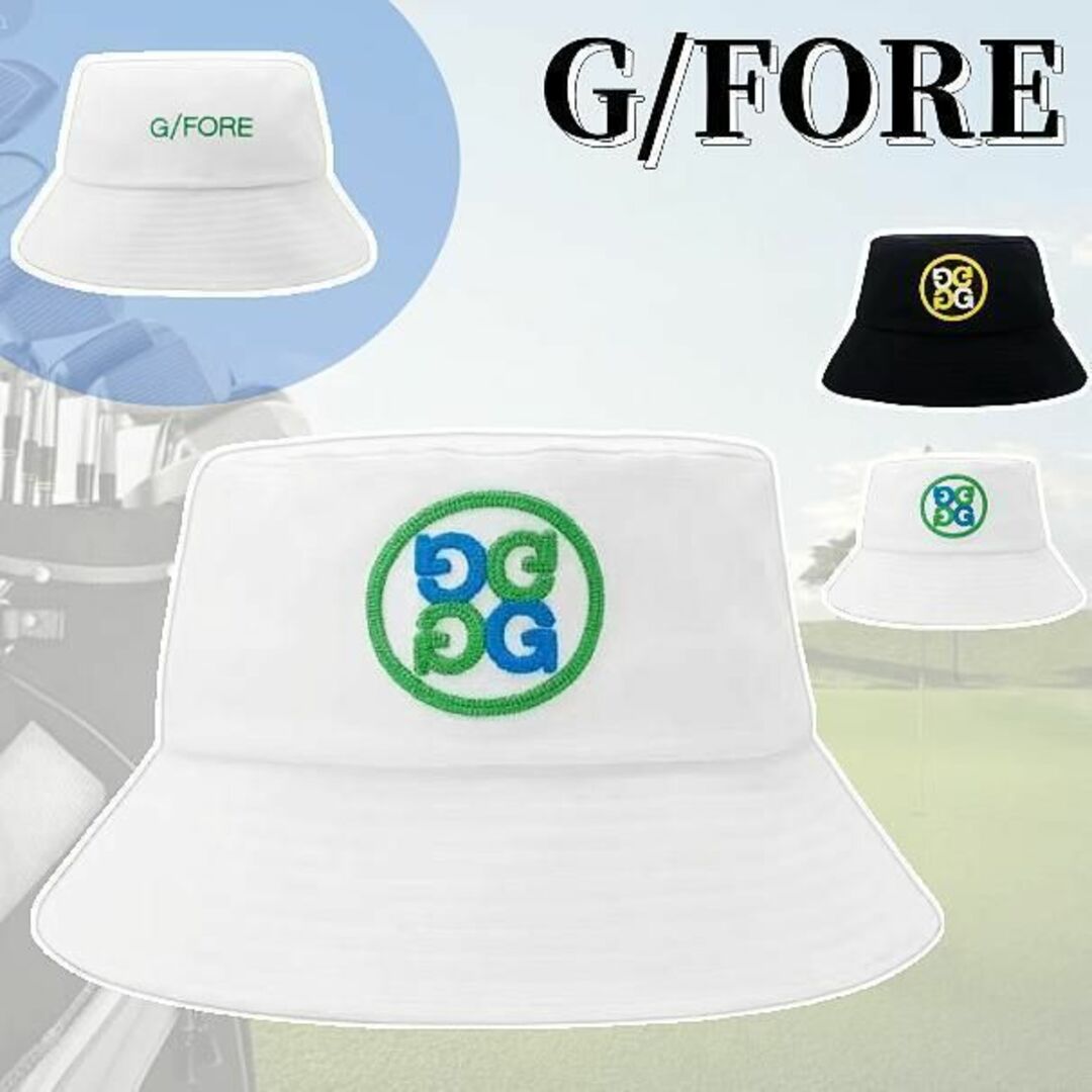 ジーフォア ゴルフ バケットハット G/FORE golf ユニセックス 白