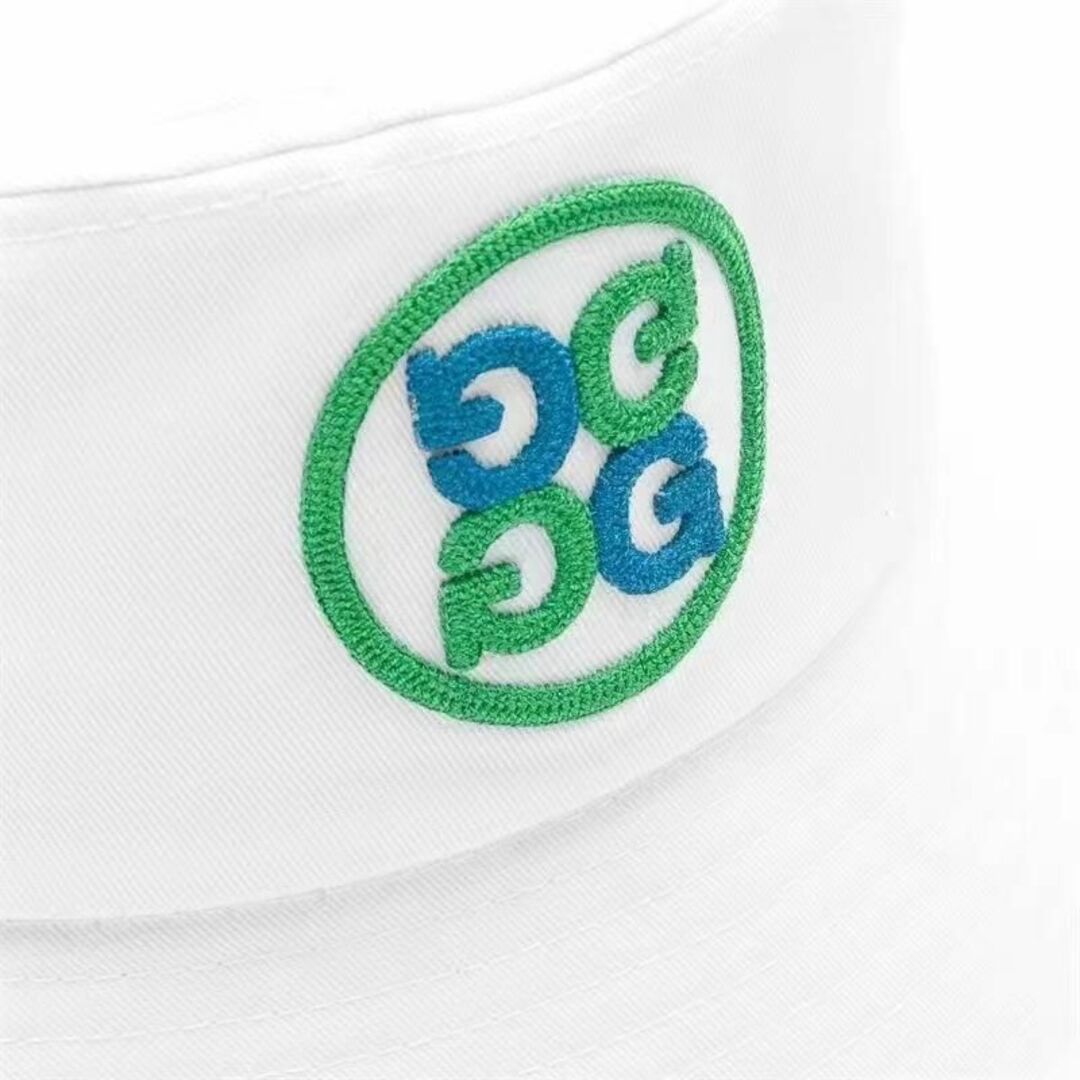 ゴルフ メンズレディース帽子 バケットハット/GFOREジーフォア:白緑