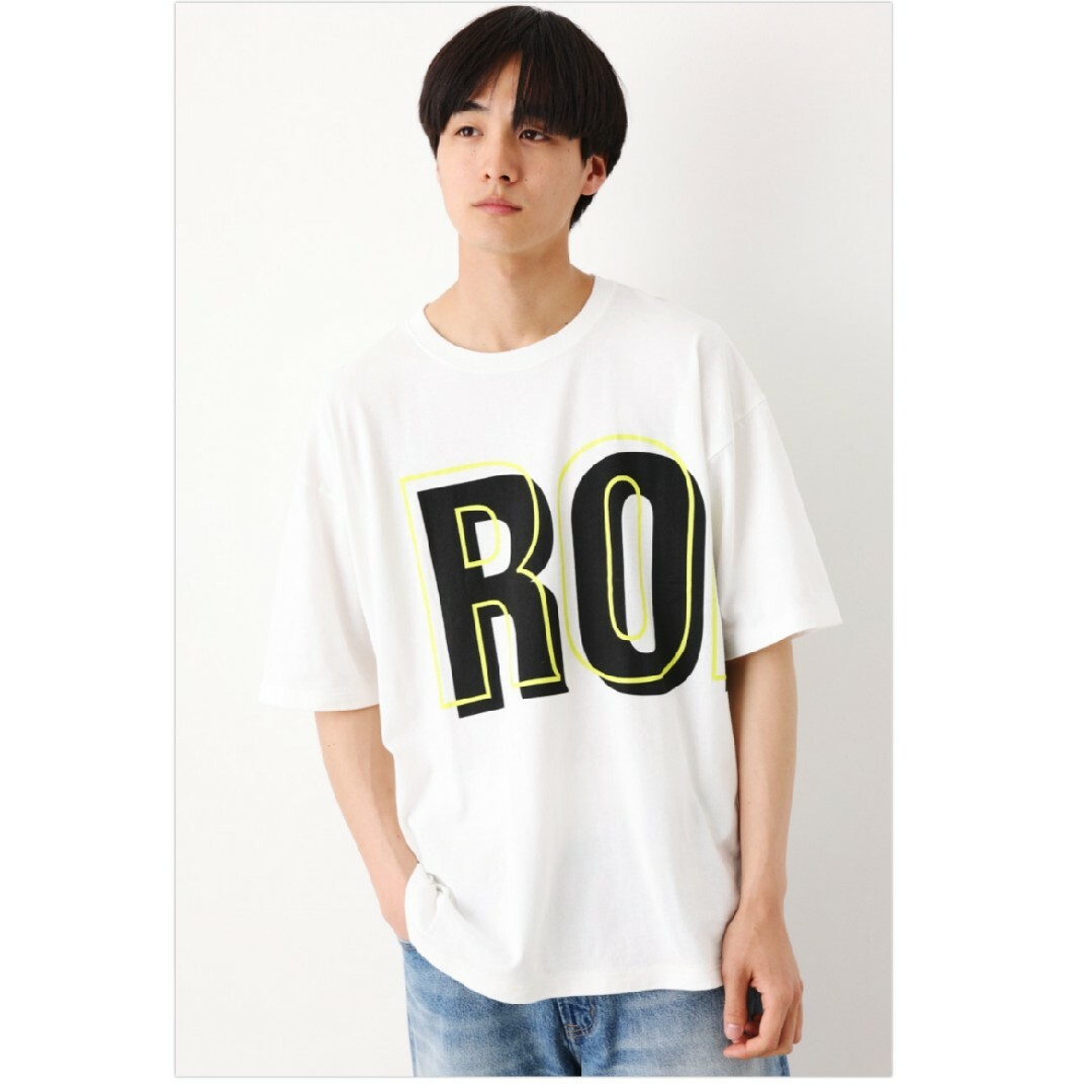 RODEO CROWNS WIDE BOWL(ロデオクラウンズワイドボウル)のレーザーロゴTシャツ メンズのトップス(Tシャツ/カットソー(半袖/袖なし))の商品写真