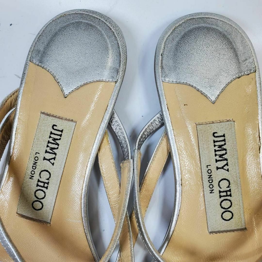 N266     JIMMY CHOO ジミーチュウ　ビジュー　サンダル