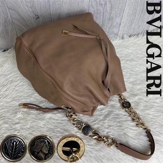 BVLGARI - 人気♡コイン金具♡BVLGARI ブルガリ レザー チェーン ...