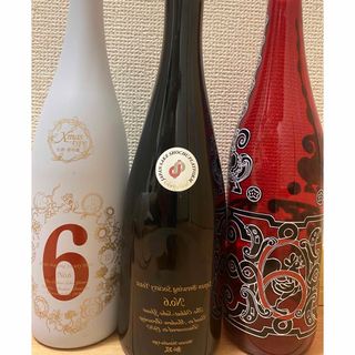 【空瓶】　新政　No.6 水野学　クリスマスタイプ　3本セット(日本酒)