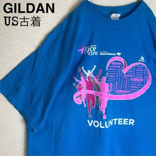 ギルタン(GILDAN)のUSA古着GILDAN ギルダン デカロゴ 半袖Tシャツ ヘビーコットン 2XL(Tシャツ/カットソー(半袖/袖なし))