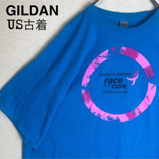 ギルタン(GILDAN)のUSA古着GILDAN ギルダン デカロゴ 半袖Tシャツ ヘビーコットン 3XL(Tシャツ/カットソー(半袖/袖なし))