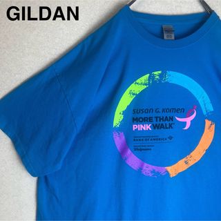 ギルタン(GILDAN)のUSA古着GILDAN ギルダン デカロゴ 半袖Tシャツ ヘビーコットン 2XL(Tシャツ/カットソー(半袖/袖なし))