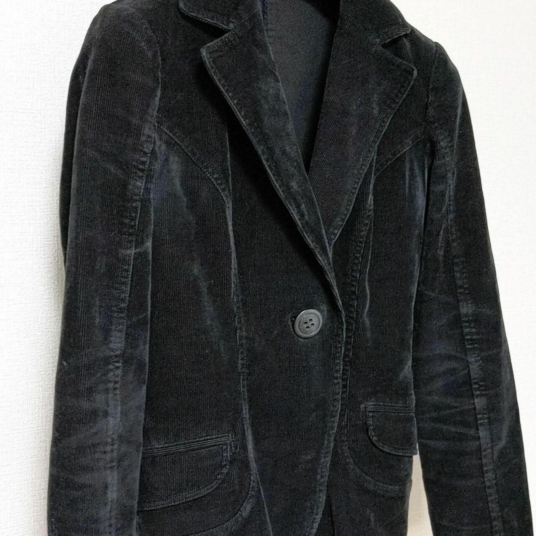 BURBERRY BLUE LABEL(バーバリーブルーレーベル)のBURBERRY テーラード ジャケット レディース S M 黒 バーバリー レディースのジャケット/アウター(テーラードジャケット)の商品写真