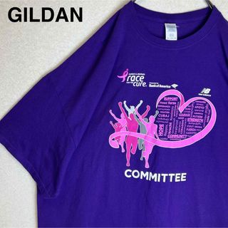 ギルタン(GILDAN)のUSA古着GILDAN ギルダン デカロゴ 半袖Tシャツ ヘビーコットン 4XL(Tシャツ/カットソー(半袖/袖なし))