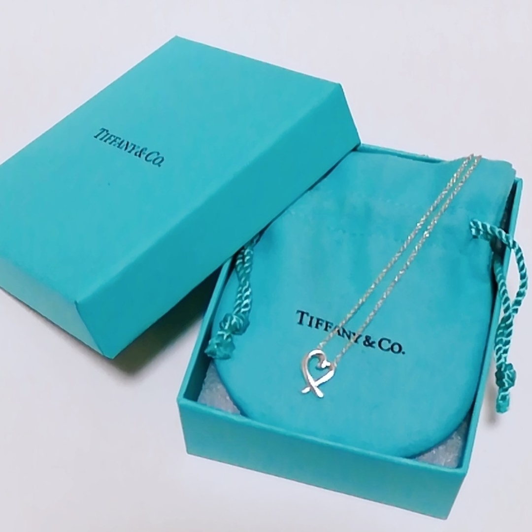 Tiffany & Co. - 美品 ティファニー ラビングハート ペンダント