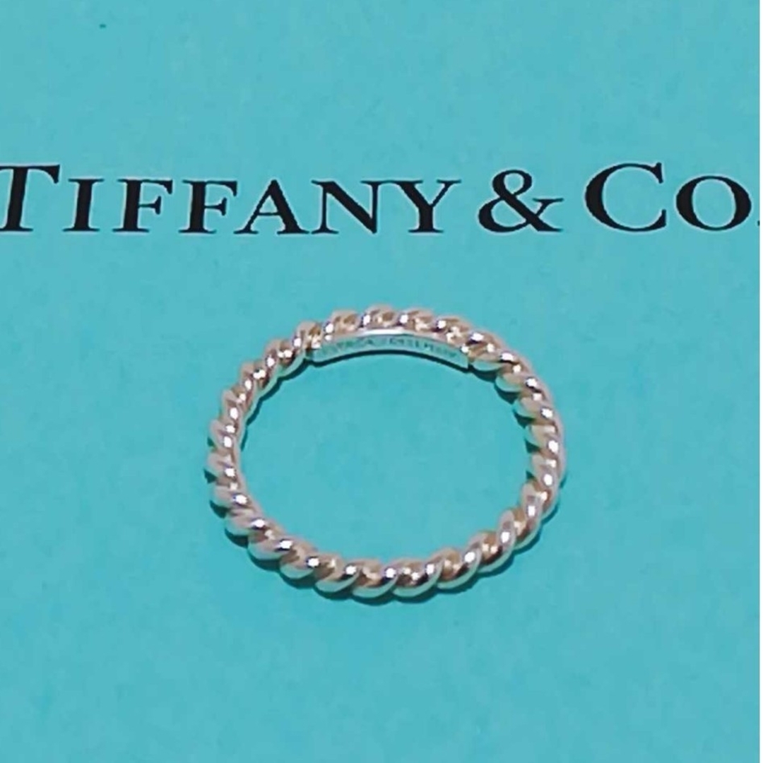 希少 Tiffany\u0026Co. ティファニー ナロー チタン シルバー リング