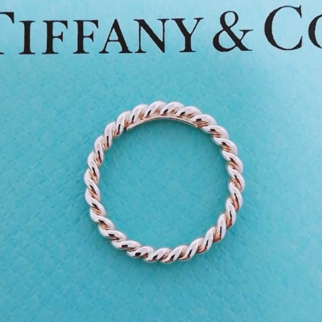 【希少】ティファニー ツイストリング　9号 指輪 TIFFANY&Co. 925