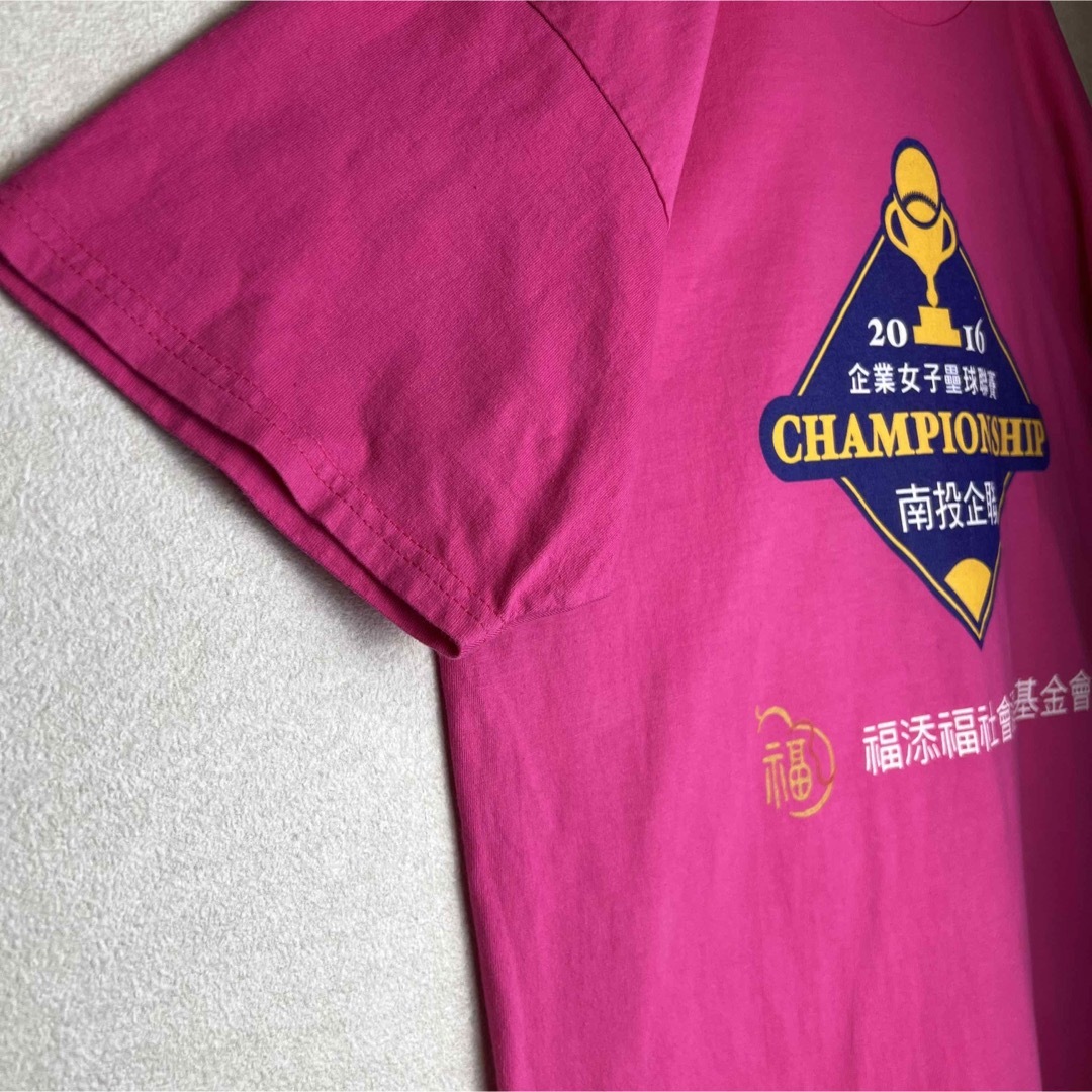 GILDAN(ギルタン)のギルダン アメリカ古着 中国文字 プリント 半袖Tシャツ XL レディースのトップス(Tシャツ(半袖/袖なし))の商品写真