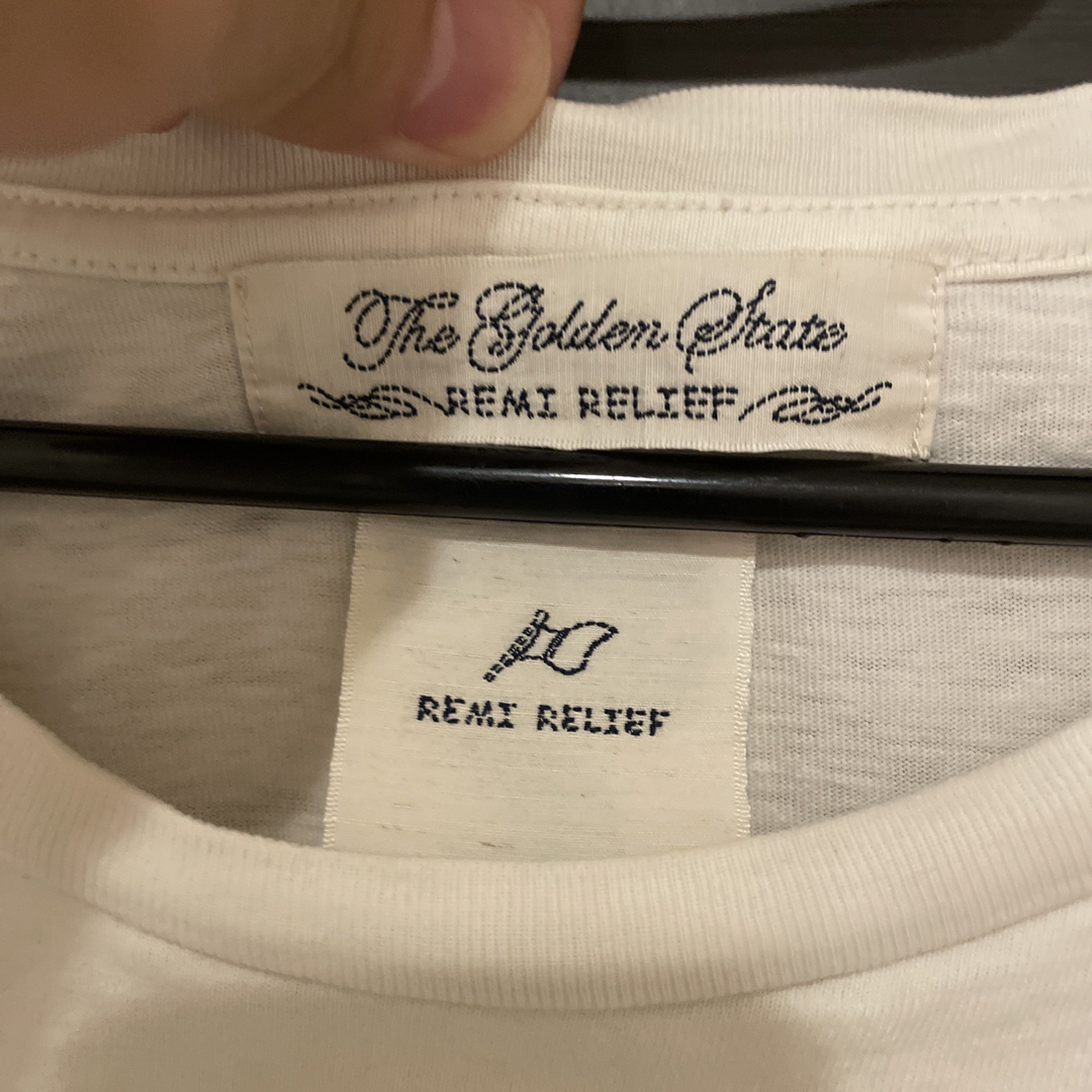 レミーレリーフ　REMI RELIEF 古着　ヴィンテージ　Tシャツ　プリント メンズのトップス(Tシャツ/カットソー(半袖/袖なし))の商品写真