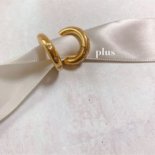 アリシアスタン(ALEXIA STAM)のzirconia hoop pierce 【SU316L】(ピアス)