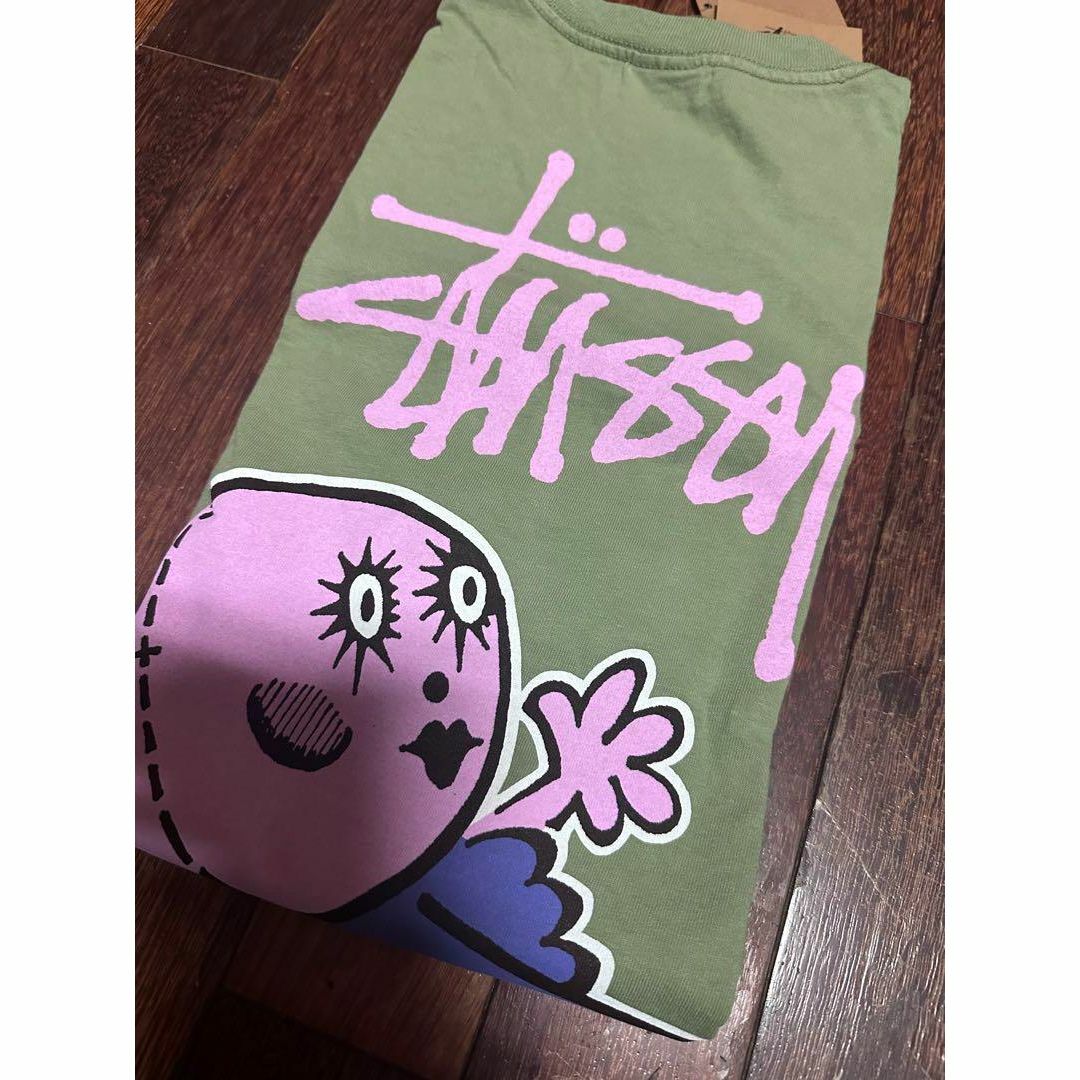 Stussy DOLLIE PIGMENT DYED TEE 緑 L