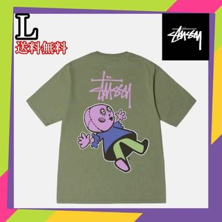 ステューシー(STUSSY)のStussy DOLLIE PIGMENT DYED TEE 緑 L(Tシャツ/カットソー(半袖/袖なし))