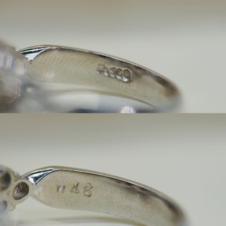 高級 血赤珊瑚10.7mm ダイヤ プラチナ リングの通販 by Treasure zone