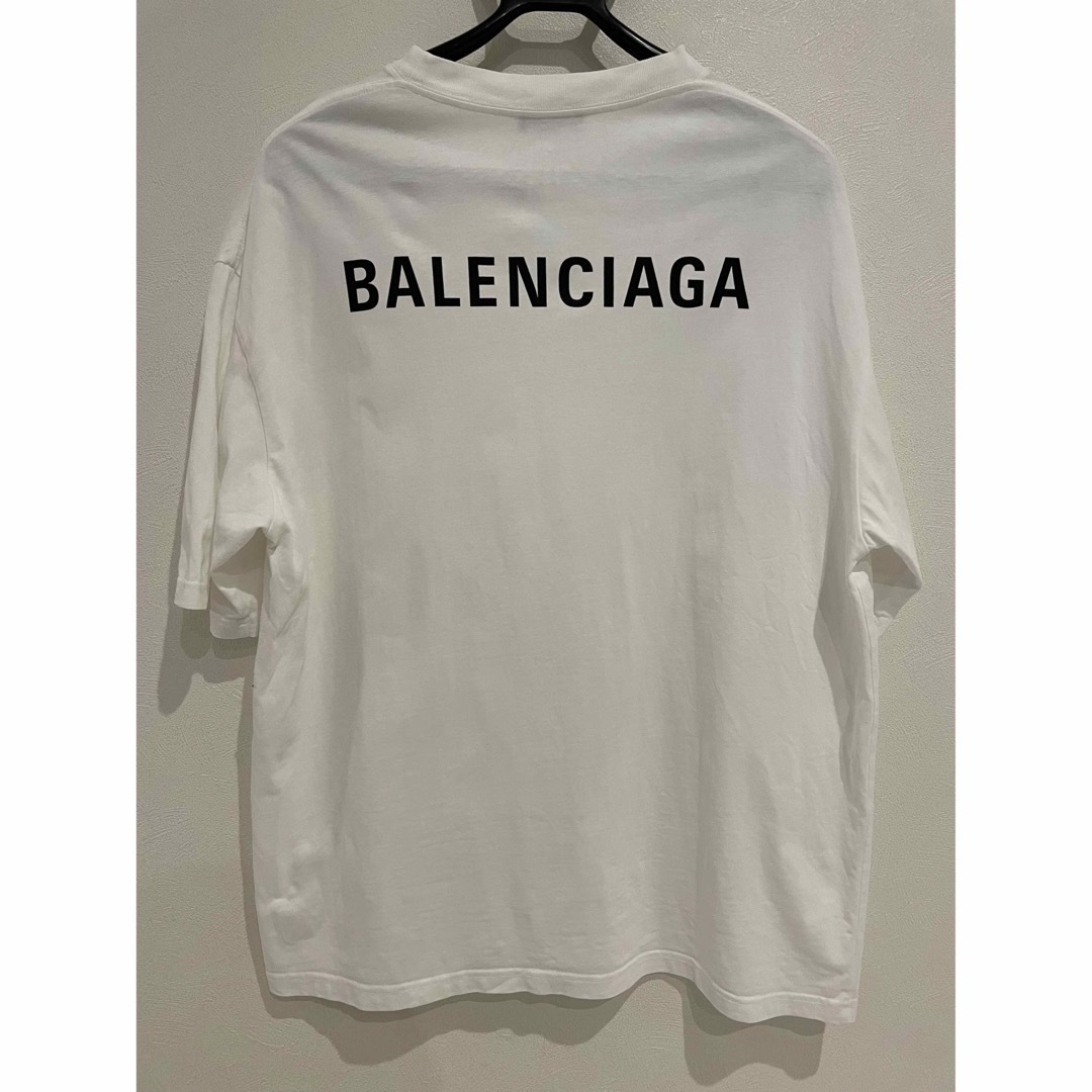 BALENCIAGA バレンシアガ ロゴ プリント ミディアムフィット Tシャツ