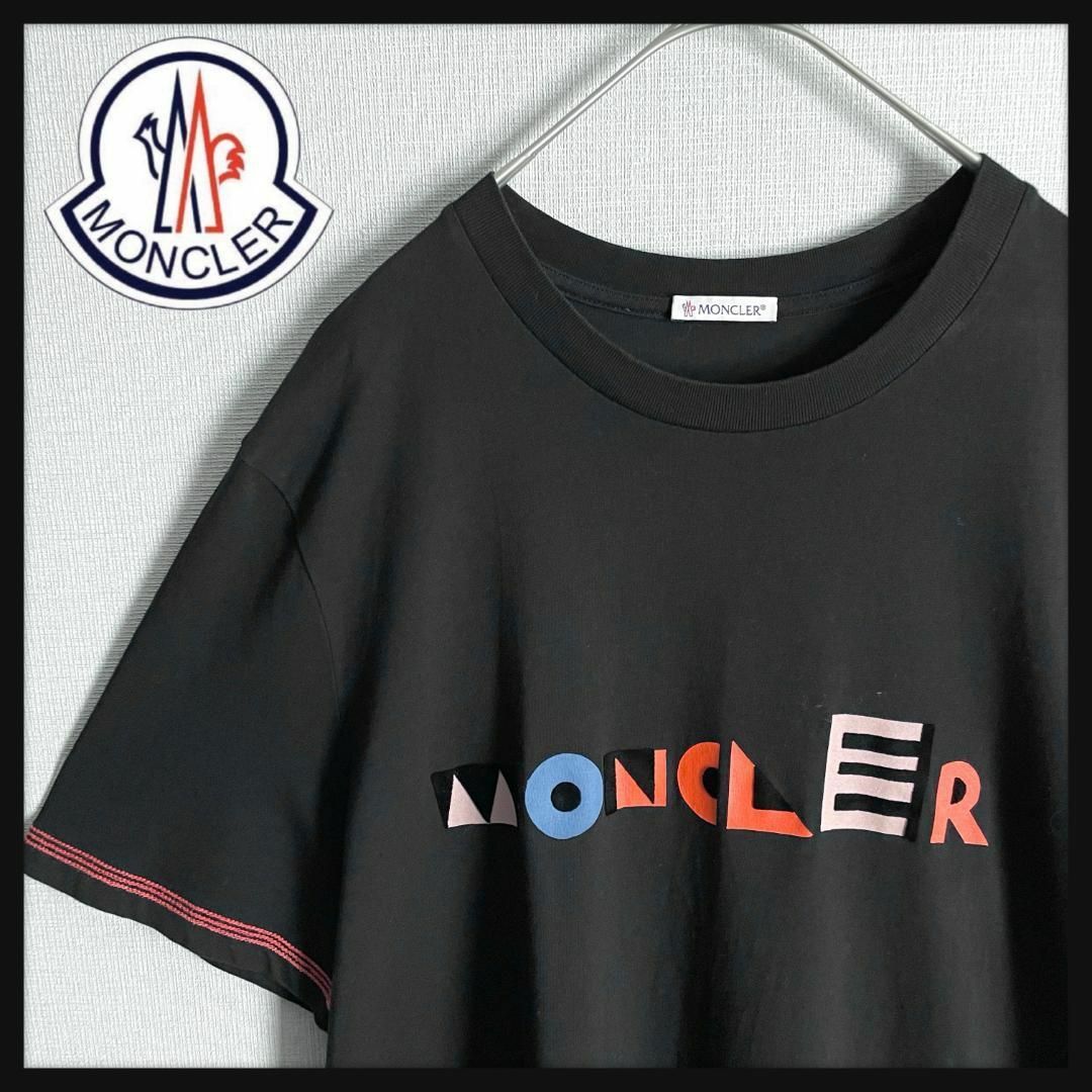 MONCLER - 【☆高級モデル☆オレンジステッチ】モンクレール Tシャツ