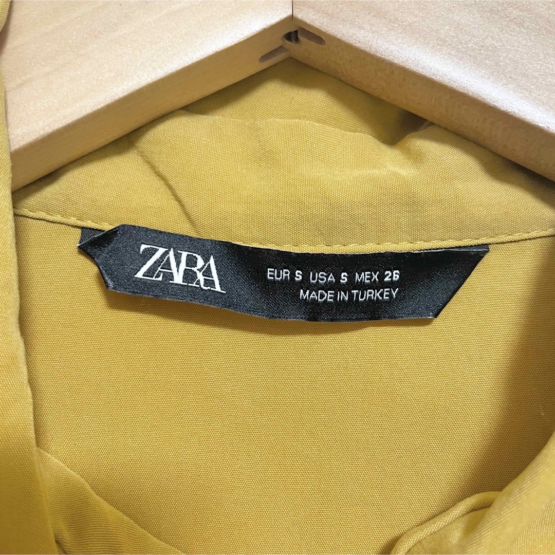 ZARA(ザラ)の◎ ZARA ショート丈 長袖シャツ ブラウス レディースのトップス(シャツ/ブラウス(長袖/七分))の商品写真