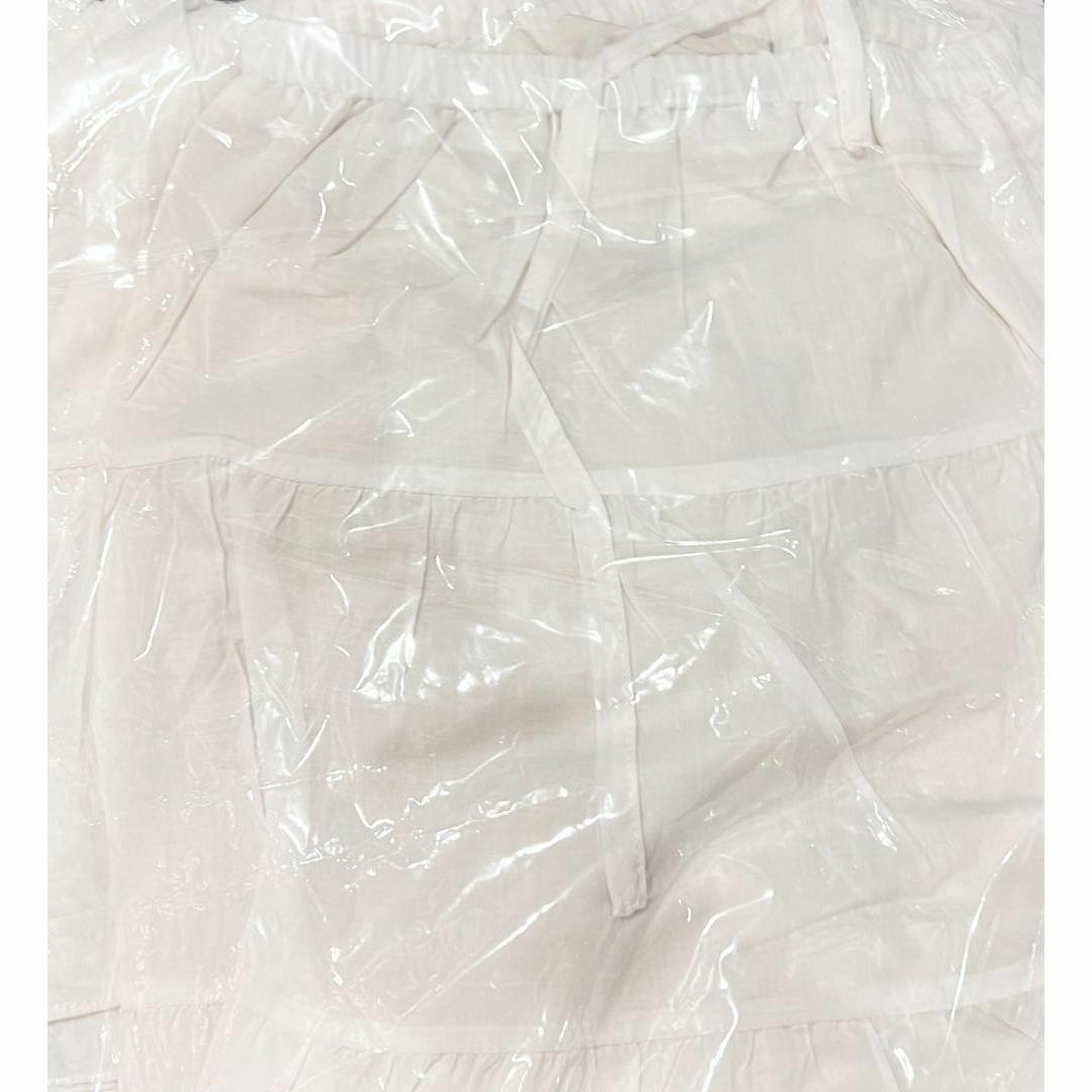 DouDou(ドゥドゥ)の2023SS 新品 着回し DOUDOU コットンティアードスカート ホワイト レディースのスカート(ロングスカート)の商品写真