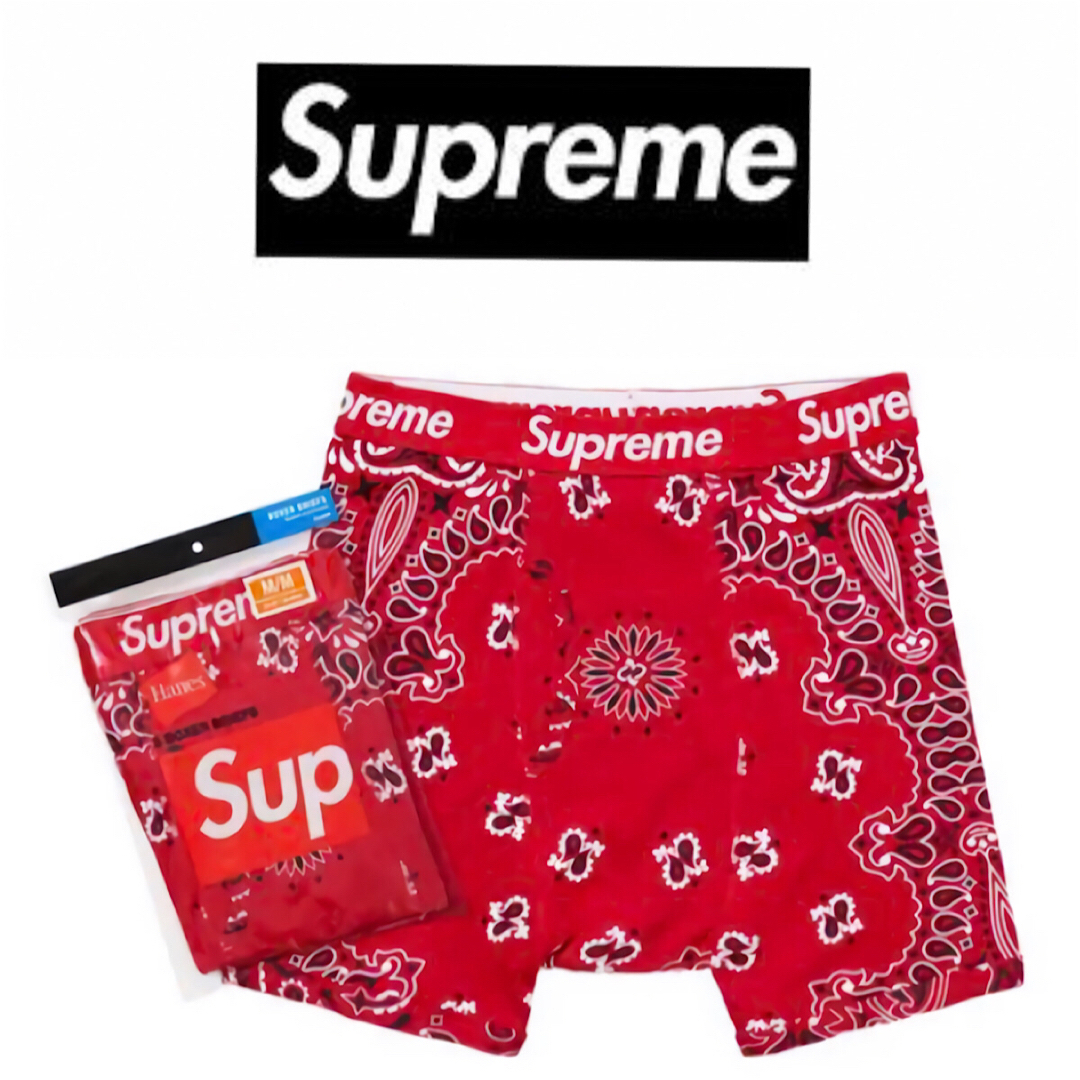 Supreme(シュプリーム)の早い者勝ち Supreme バンダナ ボクサーパンツ S ペイズリー Wtaps メンズのアンダーウェア(ボクサーパンツ)の商品写真