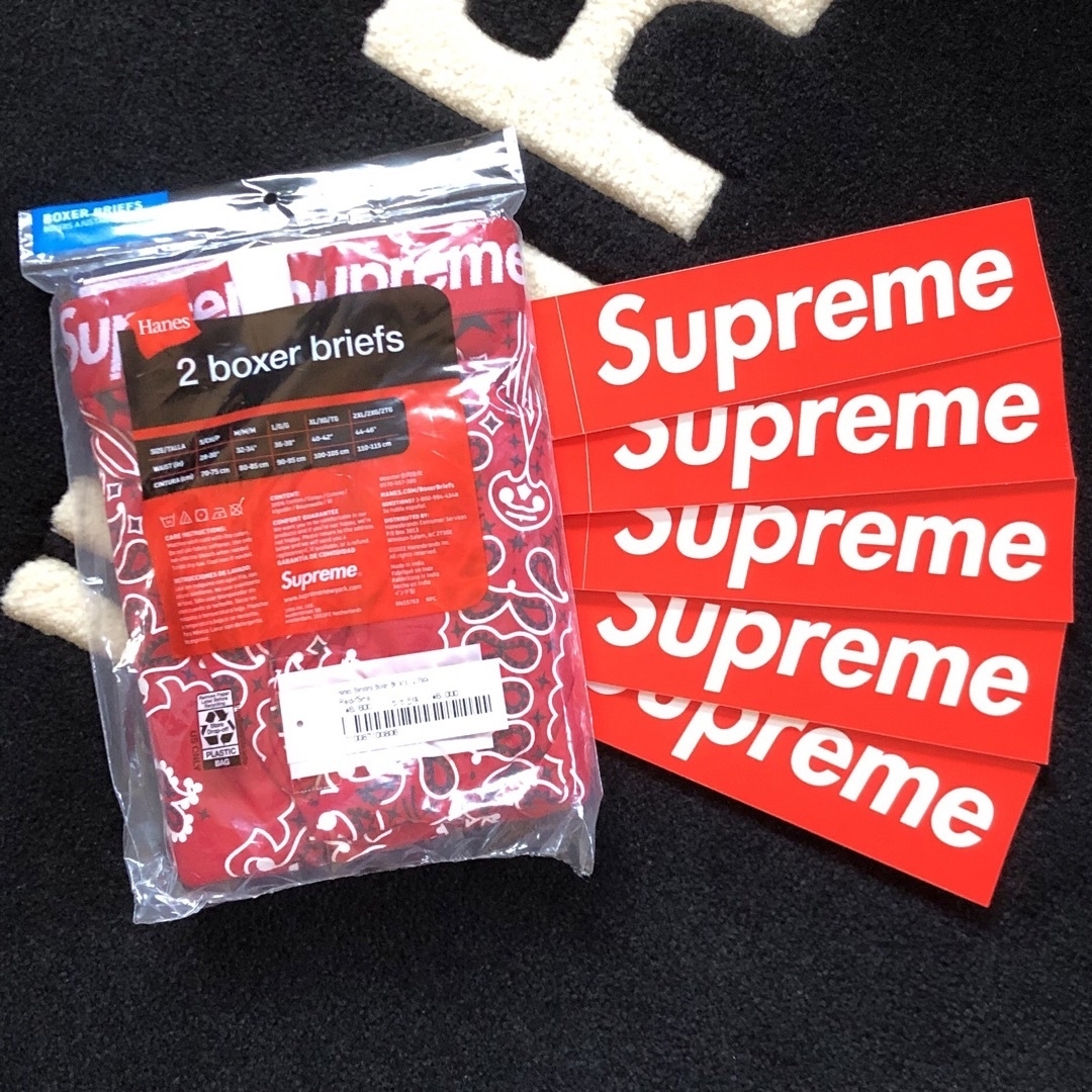 Supreme - 早い者勝ち Supreme バンダナ ボクサーパンツ S ペイズリー ...