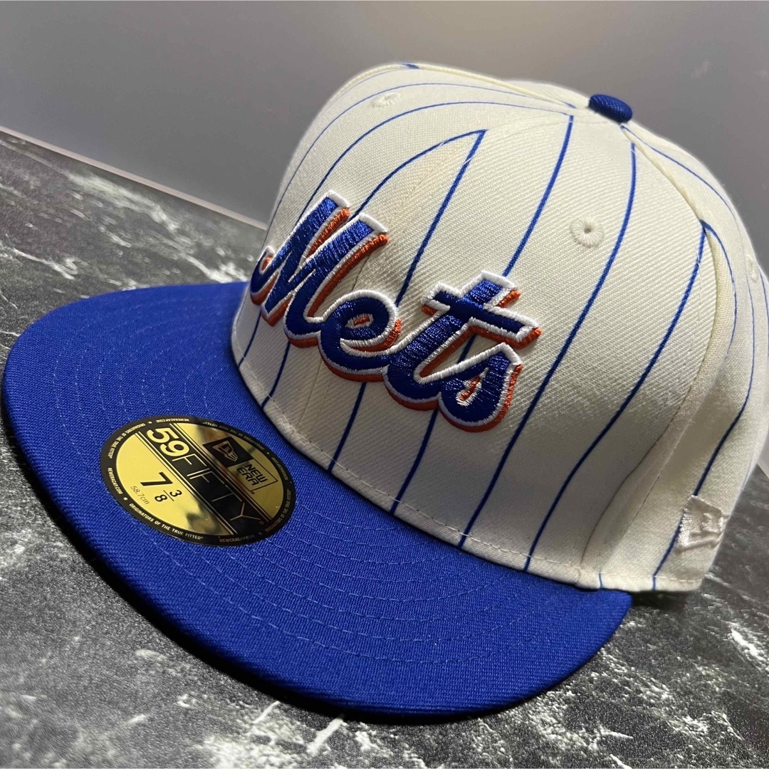 ストライプ激レア！！NEW ERA メッツ59Fifty ストライプ