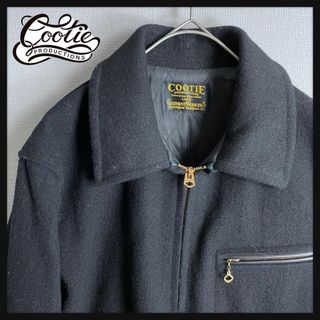 定番バックプリント】COOTIEクーティ古着コーチジャケット黒ブラックM