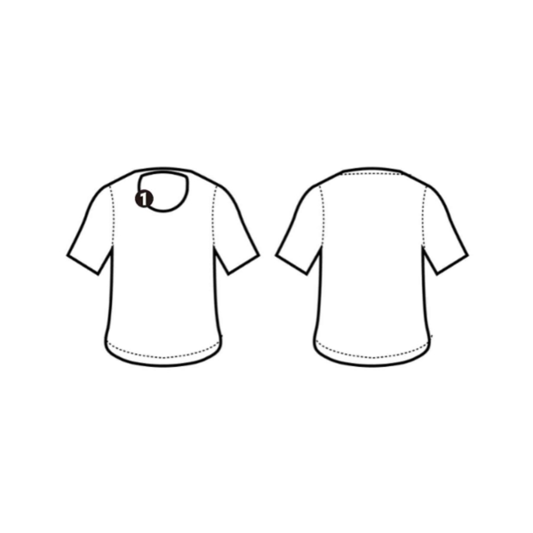 N4(エヌフォー)のN4 エヌフォー Tシャツ・カットソー 2(M位) 白 【古着】【中古】 メンズのトップス(Tシャツ/カットソー(半袖/袖なし))の商品写真