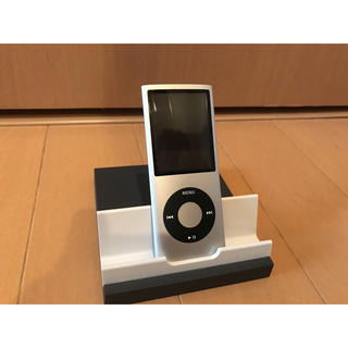アイポッド(iPod)の【訳あり】iPod nano第4世代◆16GB◆シルバー(ポータブルプレーヤー)