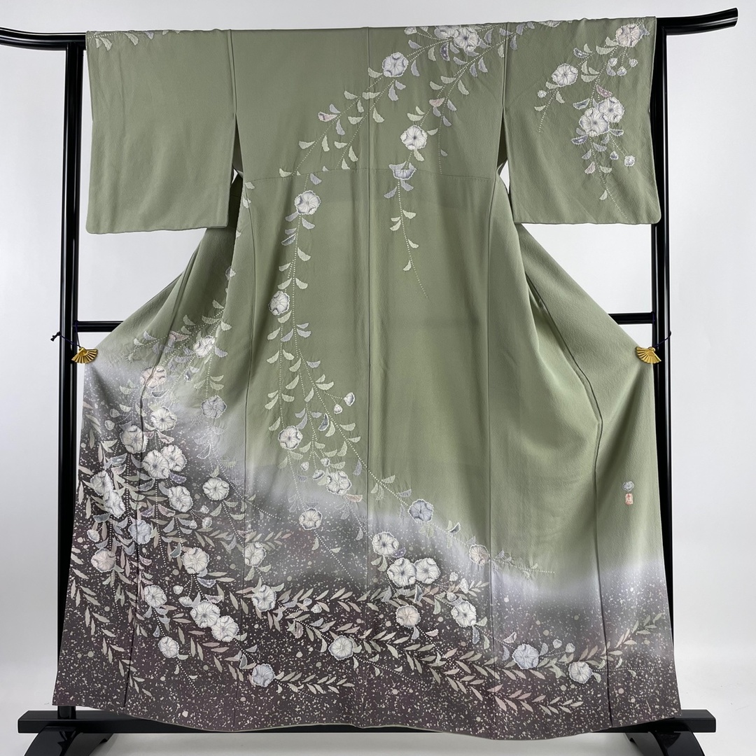 訪問着 美品 名品 身丈159cm 裄丈64cm 正絹 【中古】の通販 by ...