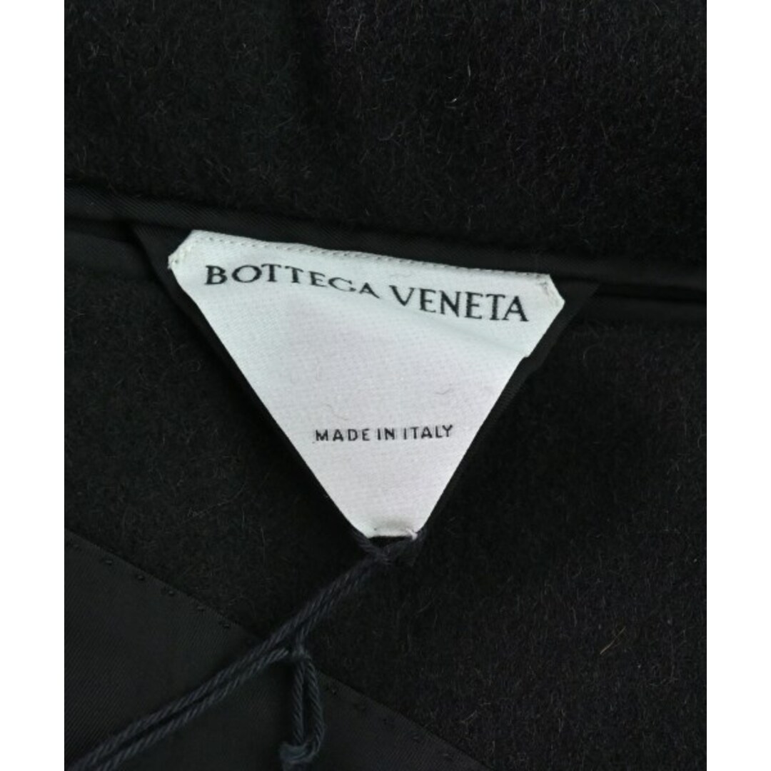 Bottega Veneta(ボッテガヴェネタ)のBOTTEGA VENETA ボッテガベネタ チェスターコート 48(L位) 黒 【古着】【中古】 メンズのジャケット/アウター(チェスターコート)の商品写真