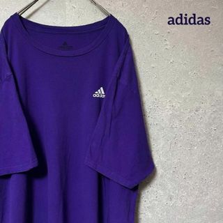 アディダス(adidas)のadidas アディダス Tシャツ 半袖 ワンポイント ビッグサイズ 2XL(Tシャツ/カットソー(半袖/袖なし))