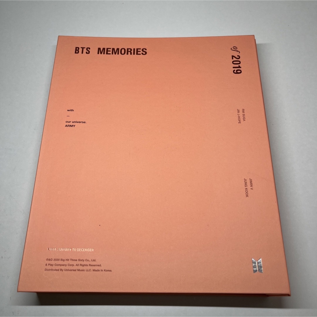 BTS 防弾少年団　2019 memories DVD