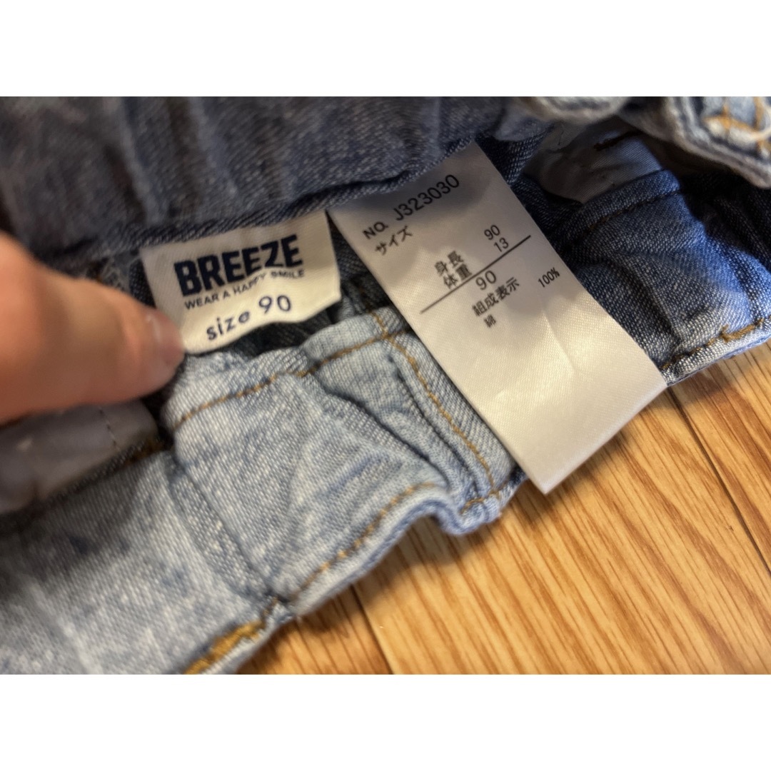 BREEZE(ブリーズ)のBREEZE デニム ショートパンツ キッズ/ベビー/マタニティのキッズ服男の子用(90cm~)(パンツ/スパッツ)の商品写真