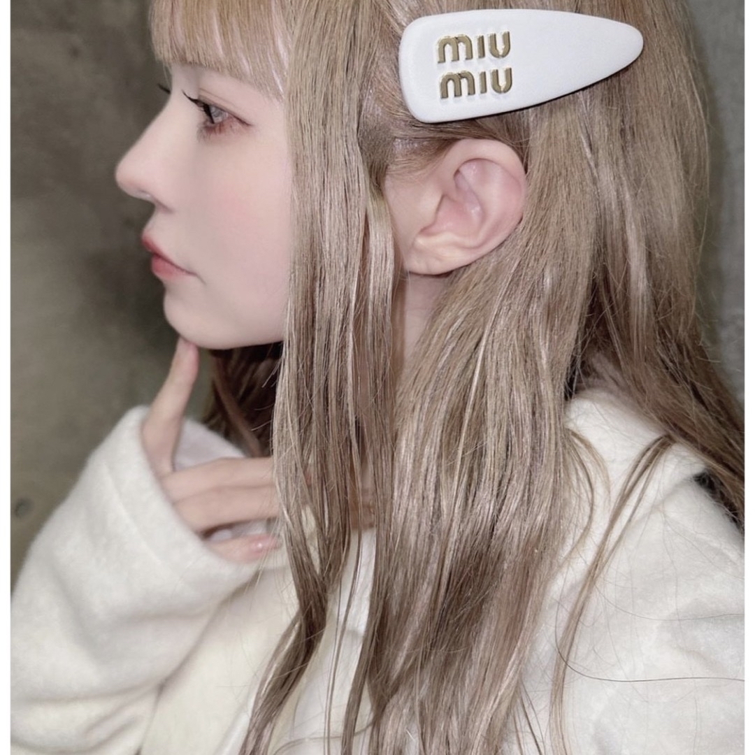 お値下げ!miu miu♡ヘアバレッタ-