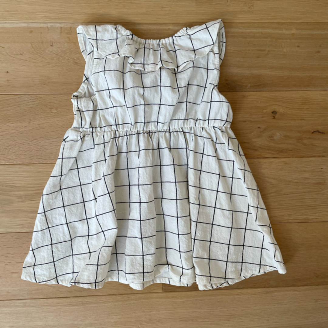 95size ノースリーブワンピース キッズ/ベビー/マタニティのキッズ服女の子用(90cm~)(ワンピース)の商品写真