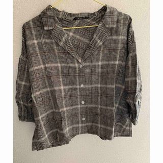 ダブルクローゼット(w closet)のw closet   ブラウス　七分袖(シャツ/ブラウス(長袖/七分))