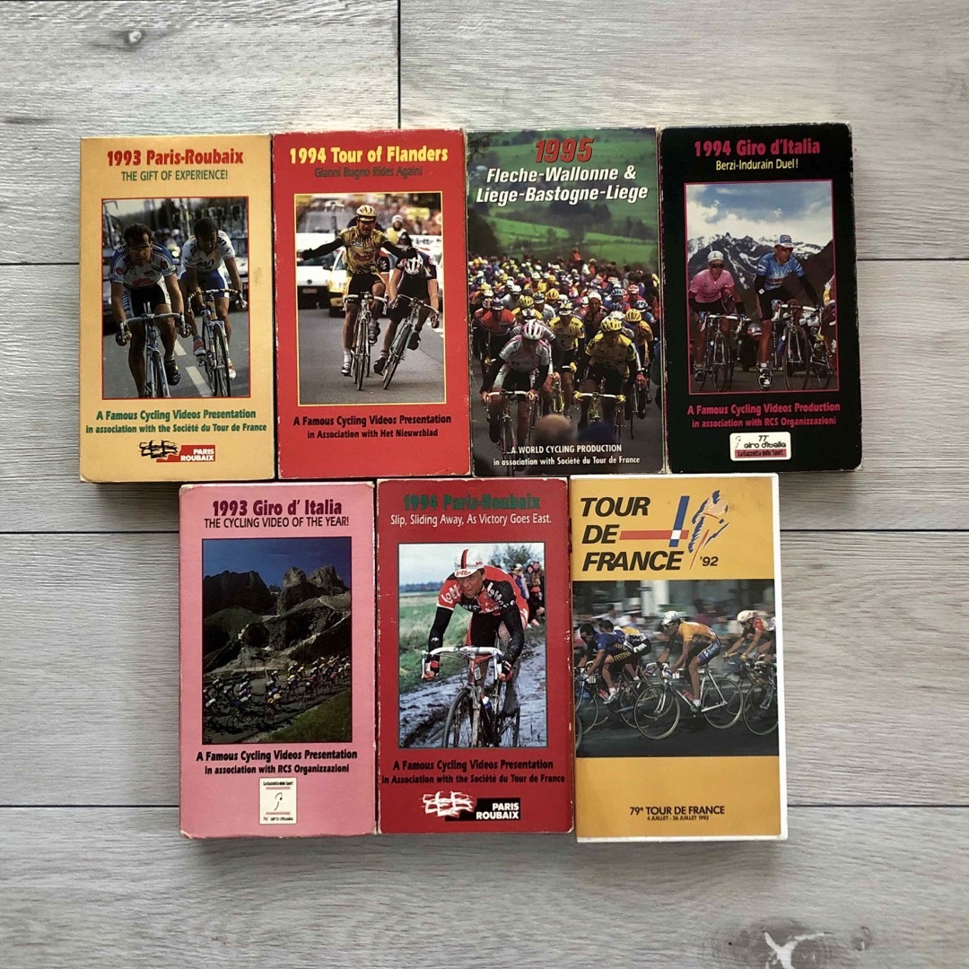 VHS サイクルロードレース 7本 ツールドフランス パリルーベ ジロデイタリア - 7