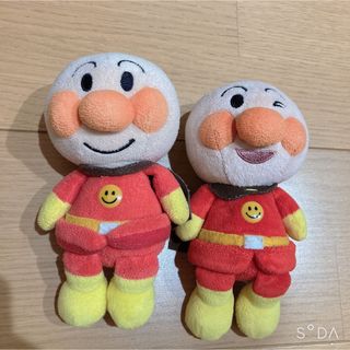 アンパンマン(アンパンマン)の【値下げ】アンパンマン　ぬいぐるみ　2体セット(ぬいぐるみ)