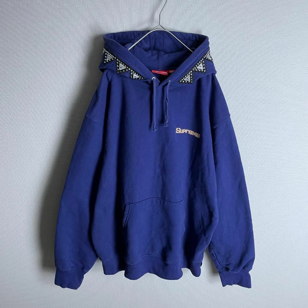 シュプリーム 葵産業 刺繍ロゴ パーカー 肉厚 Lサイズ 【税込新品