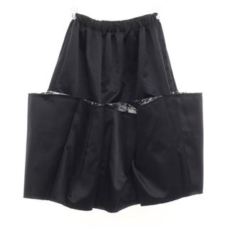 コムデギャルソン(COMME des GARCONS)の【中古】【未使用】コムデギャルソン COMME des GARCONS 2022年秋冬 ポリエステル ロングスカート ブラック【サイズXS】【レディース】(ロングスカート)