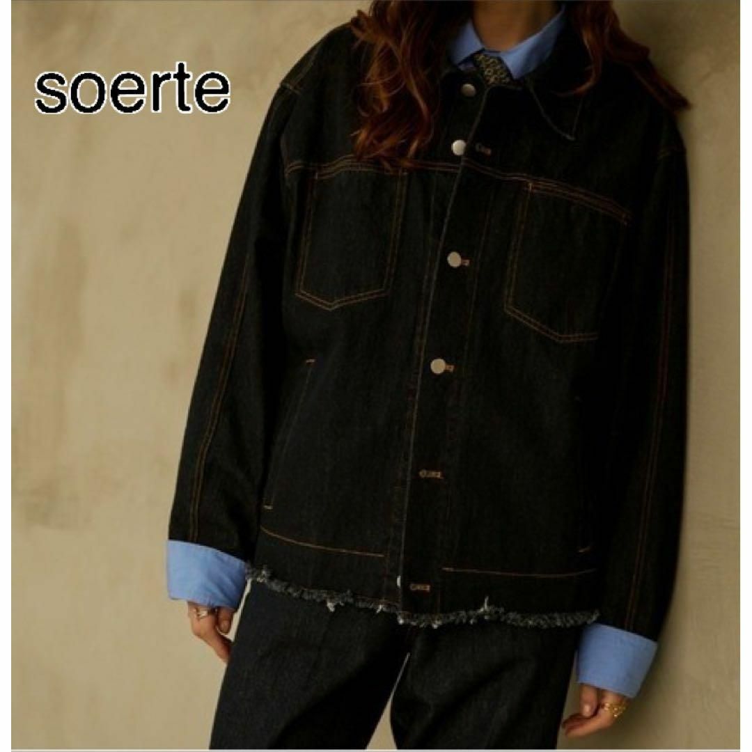 ラウンド Cut-off soerte denim SOGRG0422001 jacket Gジャン/デニム