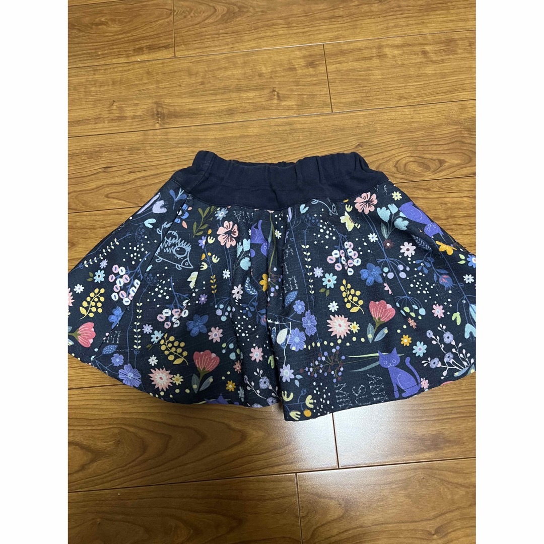 ANNA SUI mini(アナスイミニ)のアナスイミニ　スパッツ付きスカート キッズ/ベビー/マタニティのキッズ服女の子用(90cm~)(スカート)の商品写真