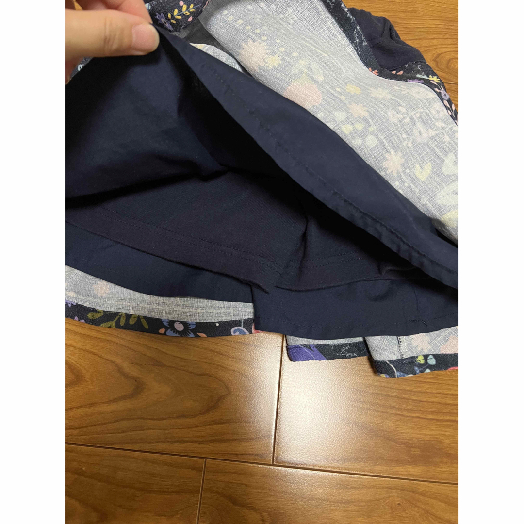 ANNA SUI mini(アナスイミニ)のアナスイミニ　スパッツ付きスカート キッズ/ベビー/マタニティのキッズ服女の子用(90cm~)(スカート)の商品写真