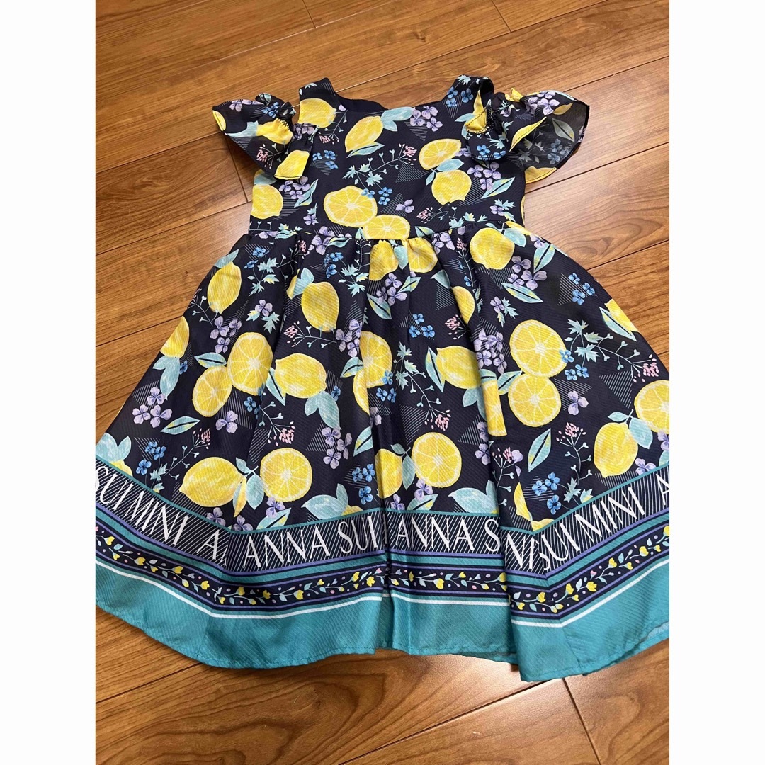 ANNA SUI mini - 【美品】アナスイミニ レモン柄 ワンピースの通販 by
