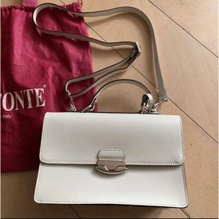 デルコンテ DEL CONTE 2way ショルダーバッグ ハンドバッグ 美品