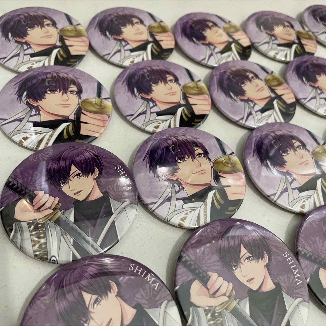 公式】【公式】浦島坂田船 志麻 斬 缶バッジ キャラクターグッズ