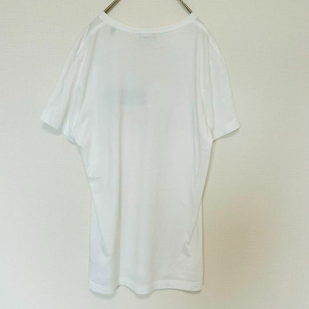 DIESEL(ディーゼル)の【美品】ディーゼル　剥がれロゴ　ロゴTシャツ　ロゴプリント　ホワイト　S メンズのトップス(Tシャツ/カットソー(半袖/袖なし))の商品写真